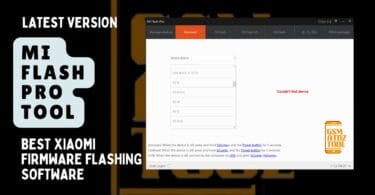 Mi flash pro tool