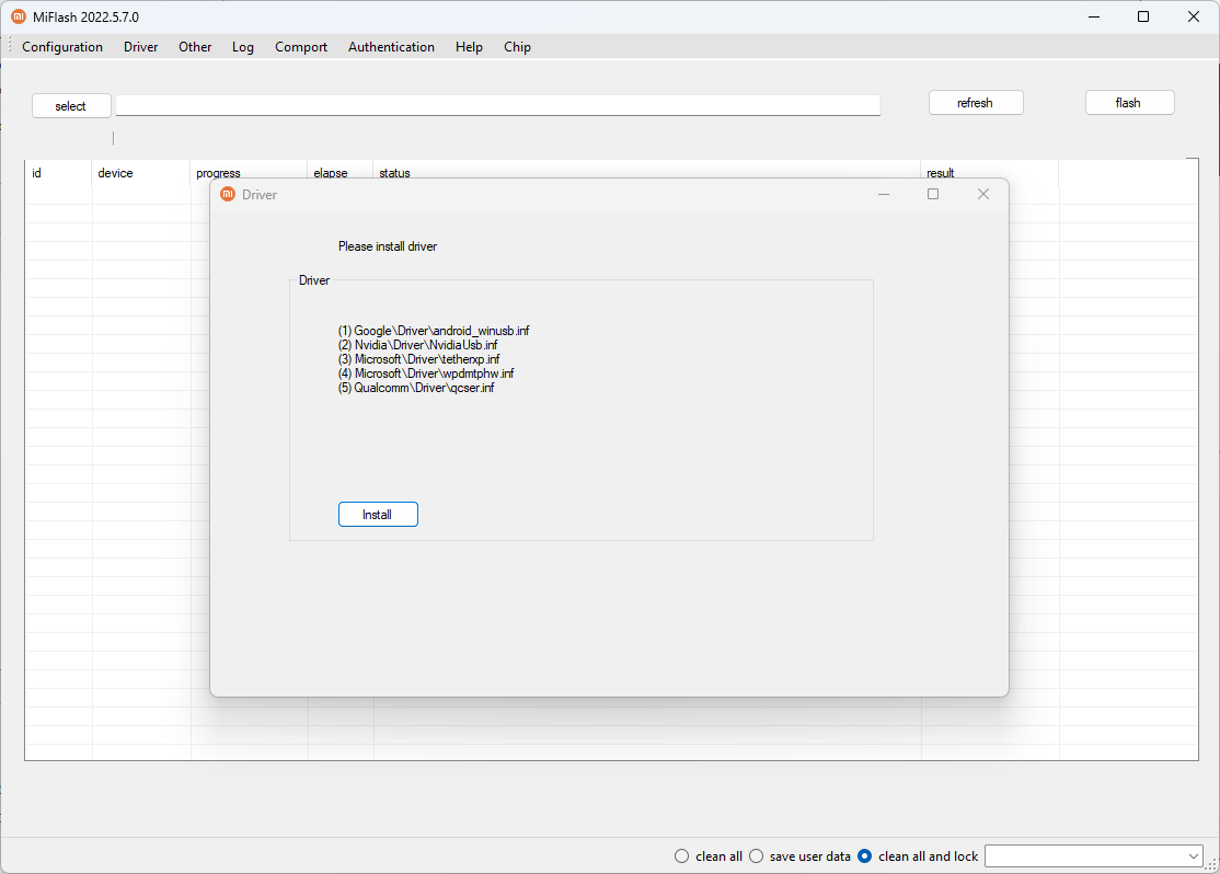 Mi-flash-tool-setup
