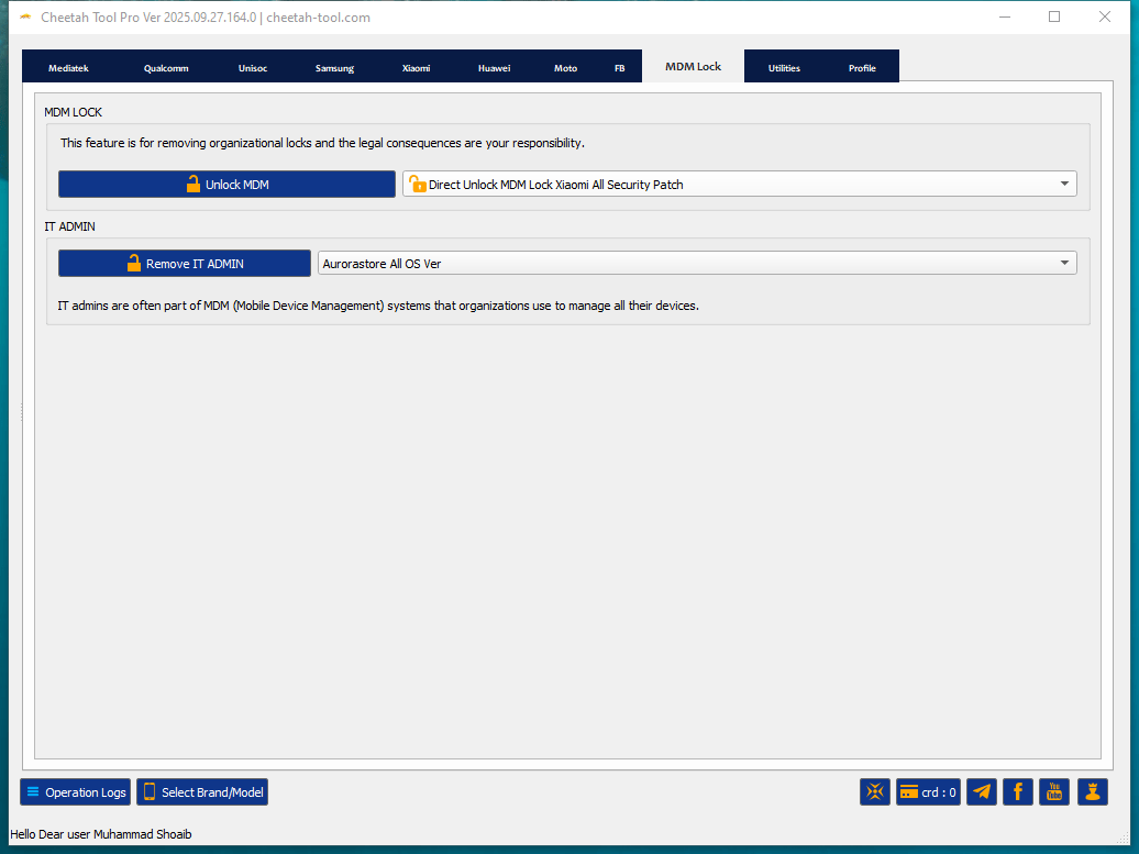 Cheetah tool mdm lock removal – safely remove mdm and payjoy restrictions from android devices