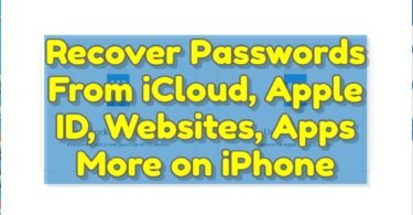 Recover passwords from icloud, apple id, websites, apps & more on iphonerecover passwords from icloud, apple id, websites, apps & more on iphone