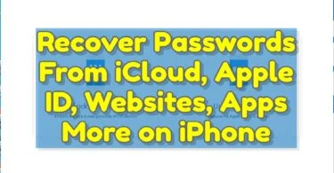 Recover passwords from icloud, apple id, websites, apps & more on iphonerecover passwords from icloud, apple id, websites, apps & more on iphone