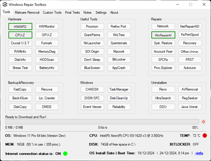 Windows repair toolbox download