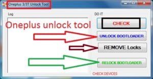 Oneplus Unlock Bootloader, Remove Lock, Relock Bootloader Unlock Tool