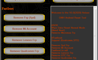 OMH Android Frp Reset Tool V3.0 (Portable Version) Free Download