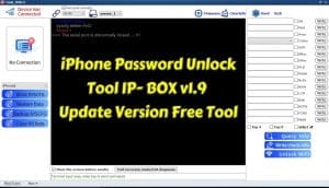 iPhone Password Unlock Tool IP- BOX v1.9 Update Version Free Tool