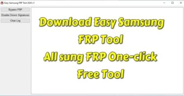 Download easy samsung frp tool – all samsung frp one-click free tool