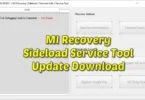 Mi recovery sideload service tool update download