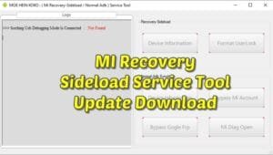 Mi recovery sideload service tool update download