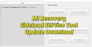 Mi recovery sideload service tool update download