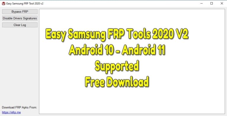 easy samsung frp tool 2020