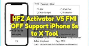 Hfz activator v5 fmi off support iphone 5s to x tool