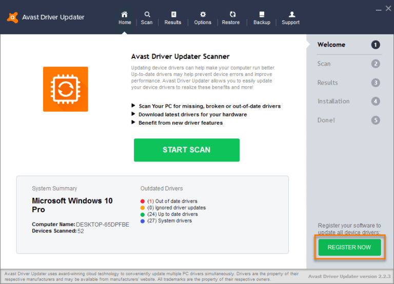 avast driver updater free