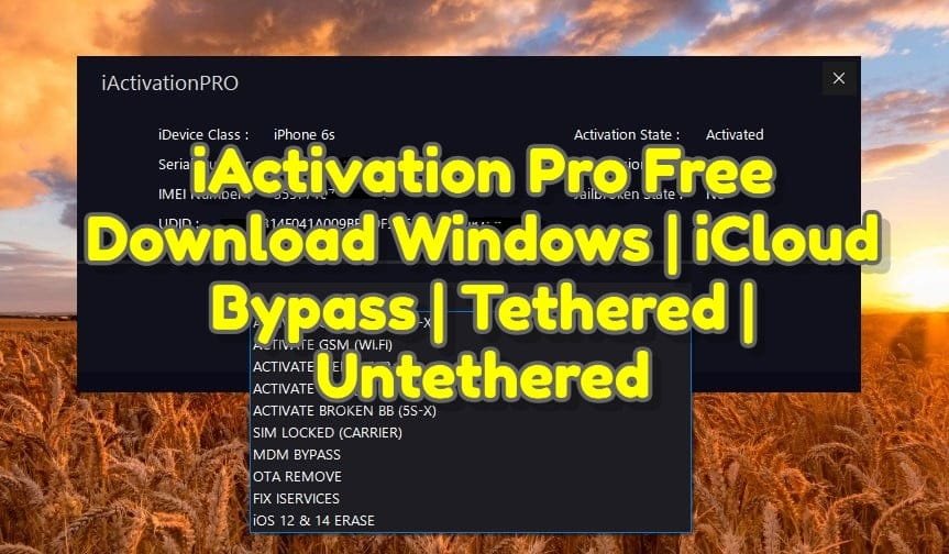 Iactivation Pro V2 0 1 Free Download Windows Icloud Bypass Tethered Untethered