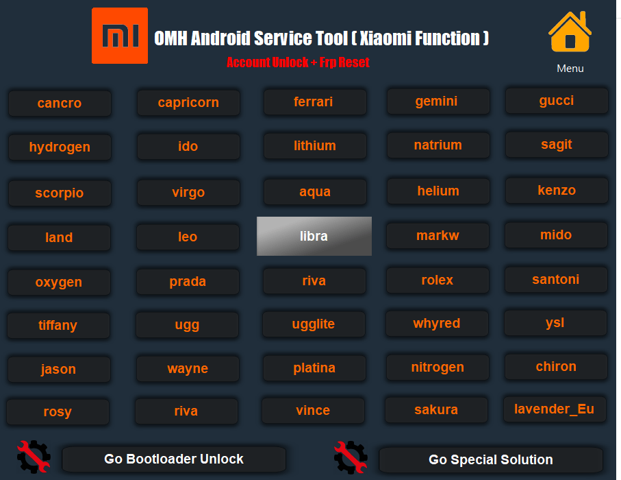 OMH Android Service Tool Xiaomi /OPPO/ VIVO And Huawei Tool Free Download