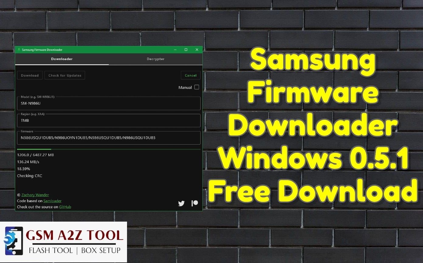 Samsung Firmware Downloader Windows 0.5.1 Free Download