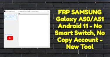 Frp samsung galaxy a50_a51 android 11 - no smart switch, no copy account - new tool