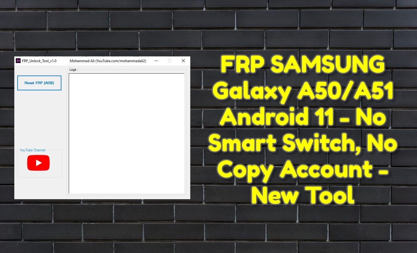 Frp Samsung Android 11 New Method Tool