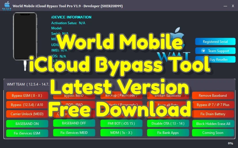 Download world mobile icloud bypass tool pro v2. 1 1 World mobile icloud bypass tool v1. 9 pro free download