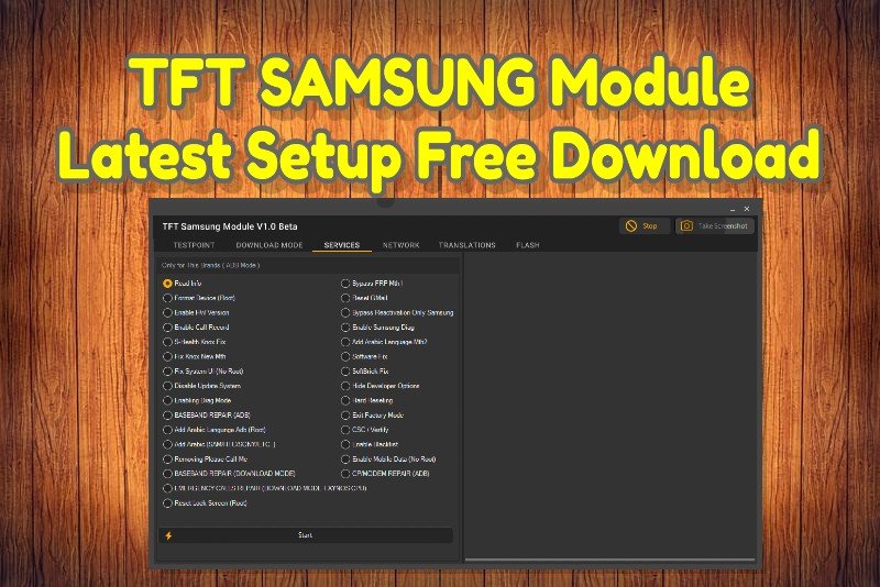 TFT SAMSUNG Module V1.0 Beta Latest Setup Free Download