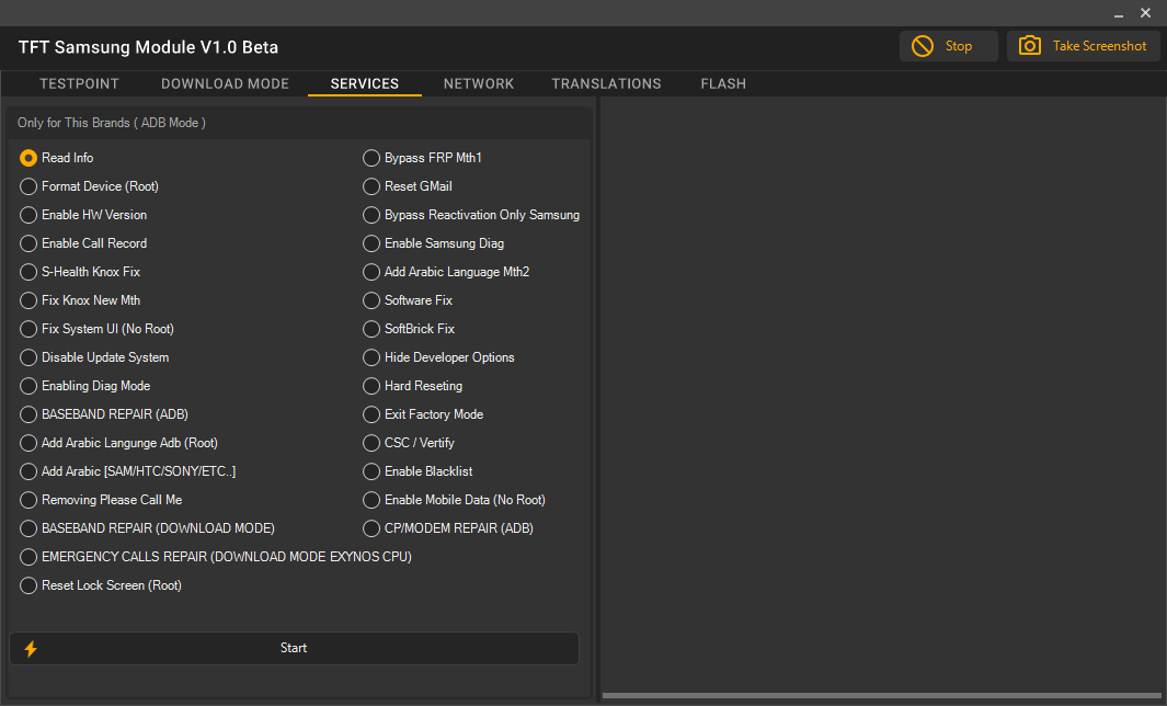 Tft-samsung-module-tool