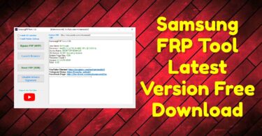 Samsung FRP Tool v1.2b Latest Version Free Download