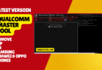 Qualcomm master tool v1. 2 interface displaying mobile servicing frp bypass and unlocking options across edl fastboot and adb modes.