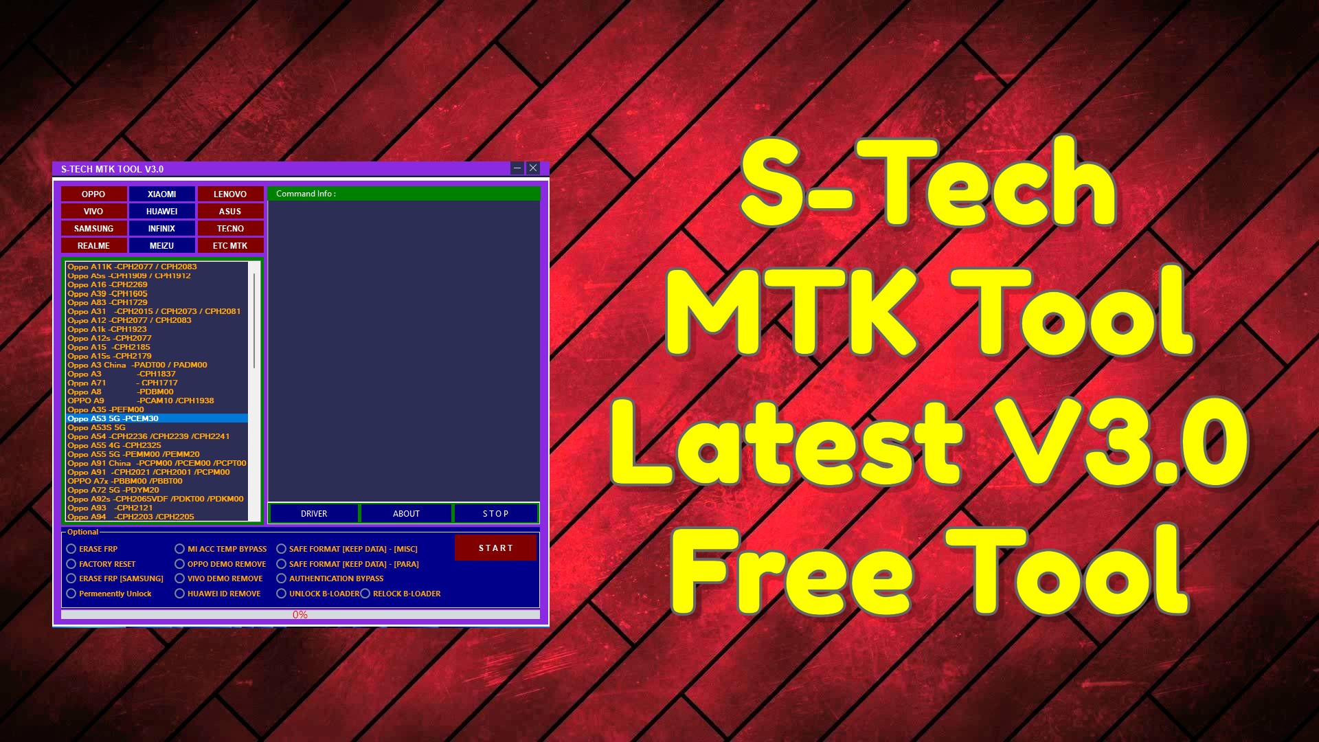S Tech MTK Tool V3.0 Free GSM Unlock Repair Tool
