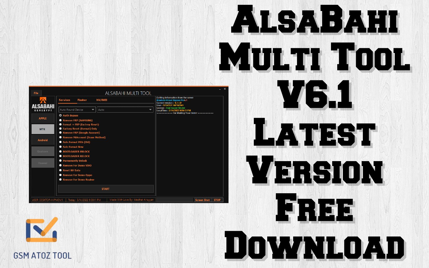 AlsaBahi Multi Tool V6.1 Server Fix Latest Version Free Download