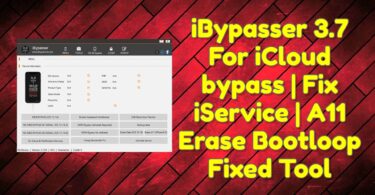 iBypasser 3.7 For iCloud bypass _ Fix iService _ A11 Erase Bootloop Fixed Tool