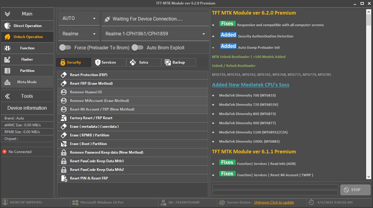 TFT Module 6.2.0 Premium Tool is Now Available For Download