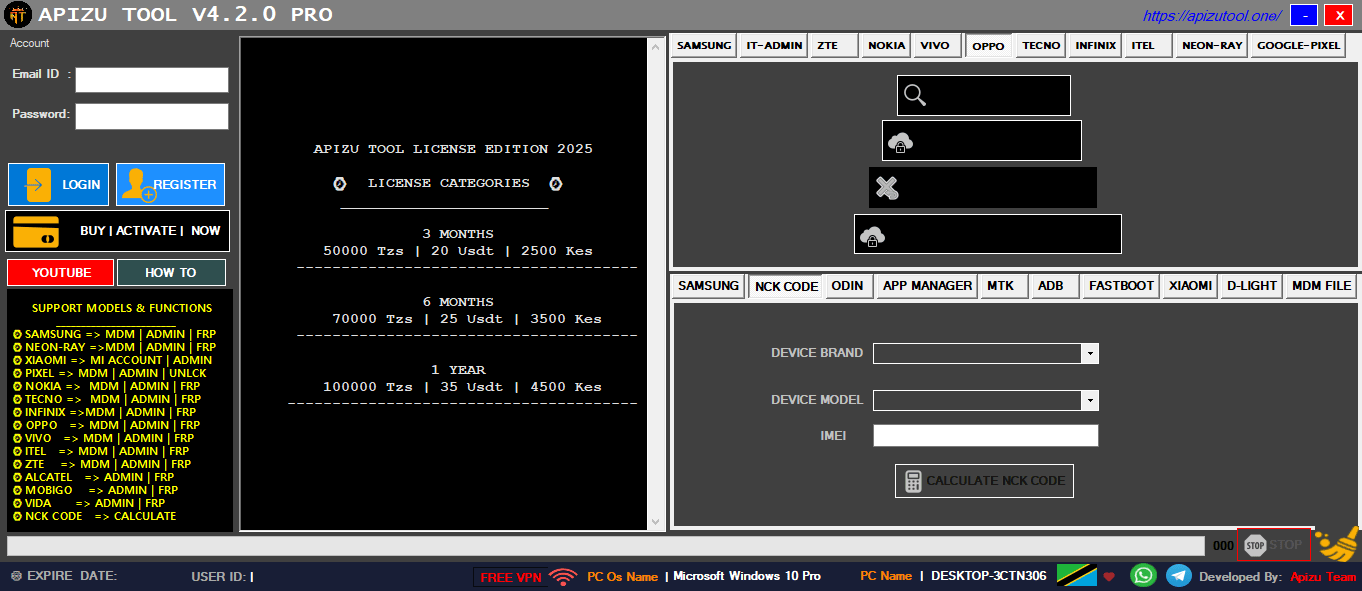 Apizu-tool-support-model