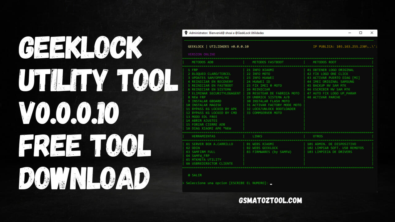 Geeklock Utility Tool v0.0.0.10 Free Download