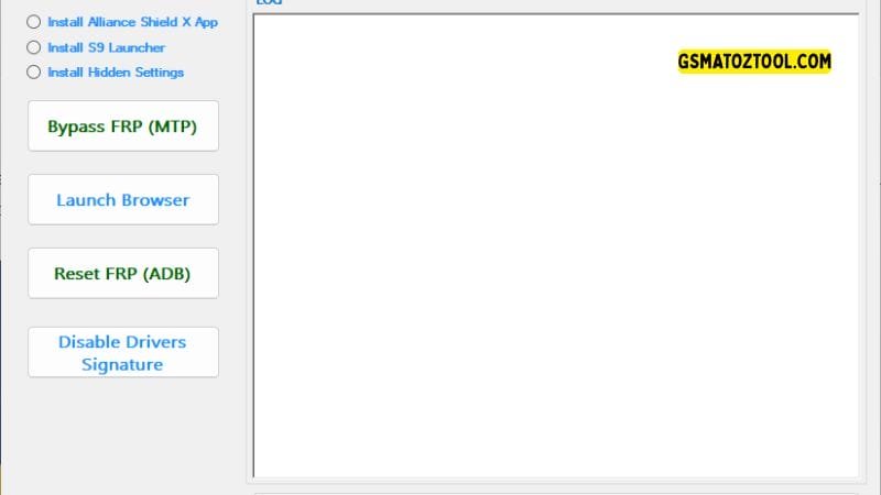 Samsungfrptool bypass frp mtp reset frp adb and direct frp unlock options