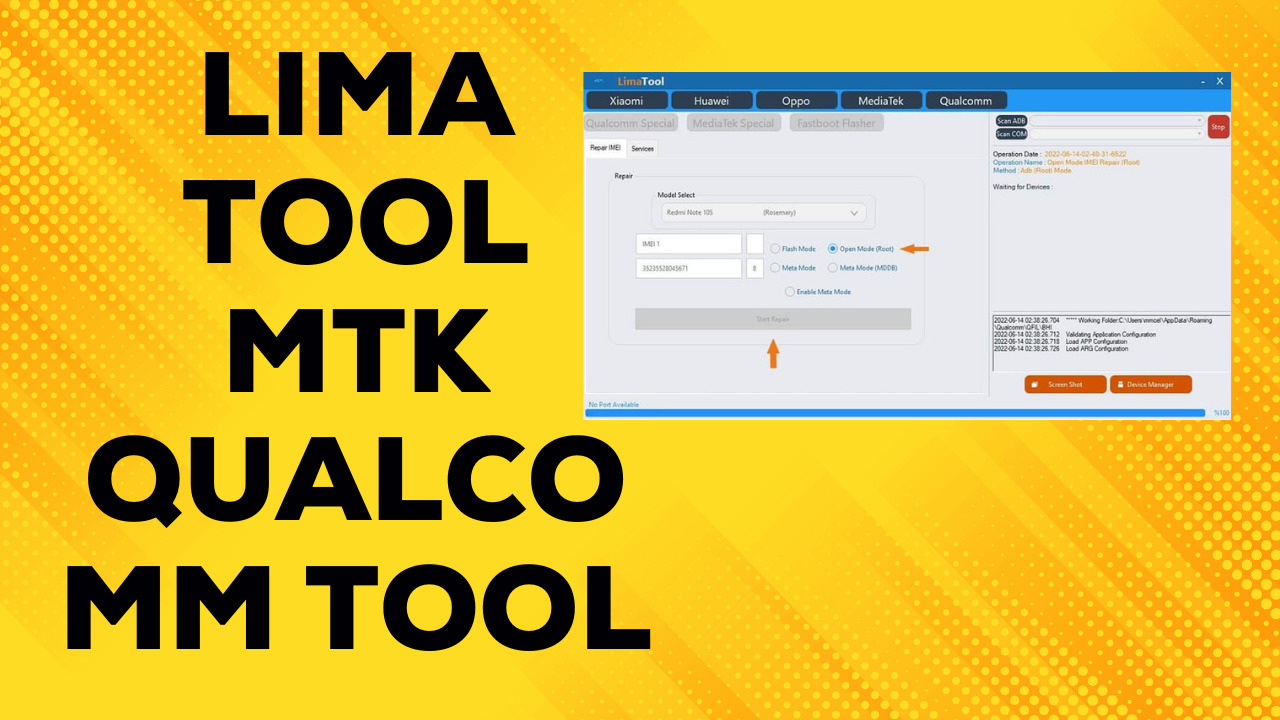 LIMA Tool MTK Qualcomm Latest Free Download