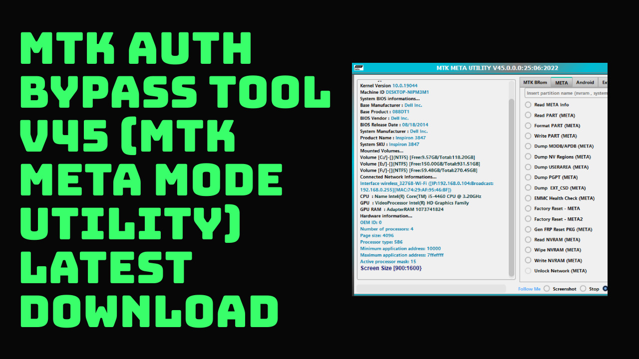 Hot Update Mtk Auth Bypass Tool V45 Martview Forum