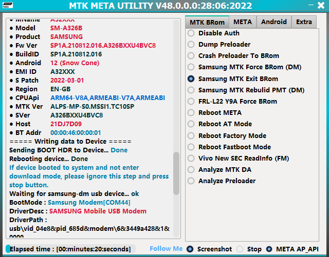 MTK Auth Bypass Tool V48