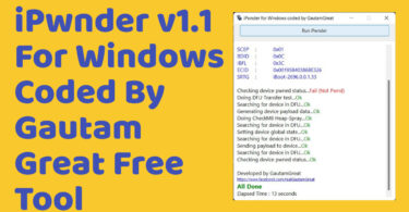 iPwnder v1.1 For Windows Coded By Gautam Great Free Tool