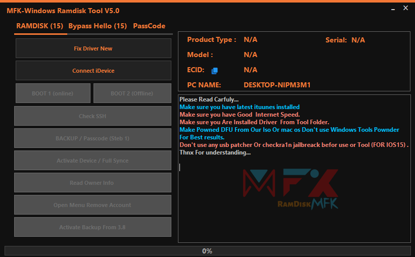 MFK Tool V5.0 Windows RamDisk Tool Free Download