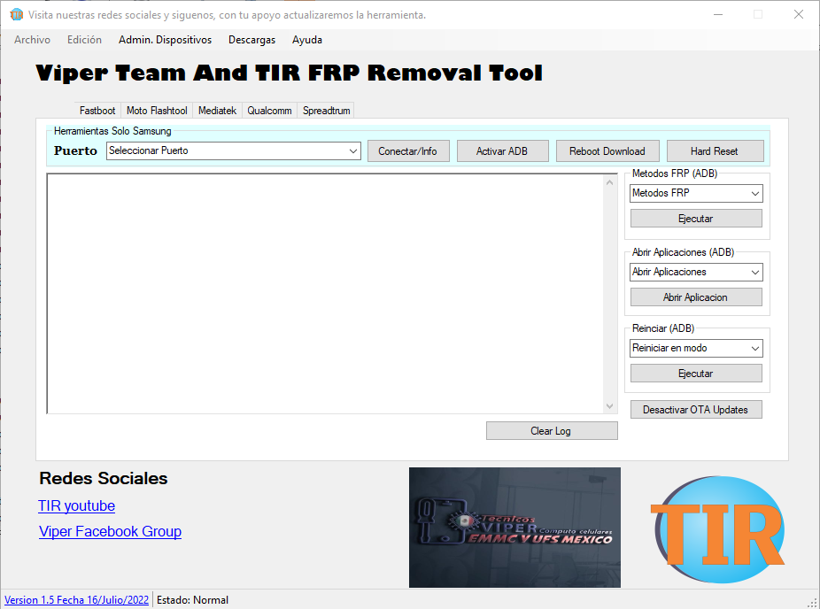 Viper team tir frp removal tool qualcomm and spd flashing tool free download