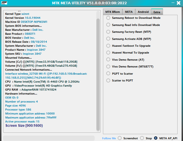 Mtk meta utility v51 mtk auth bypass tool free download