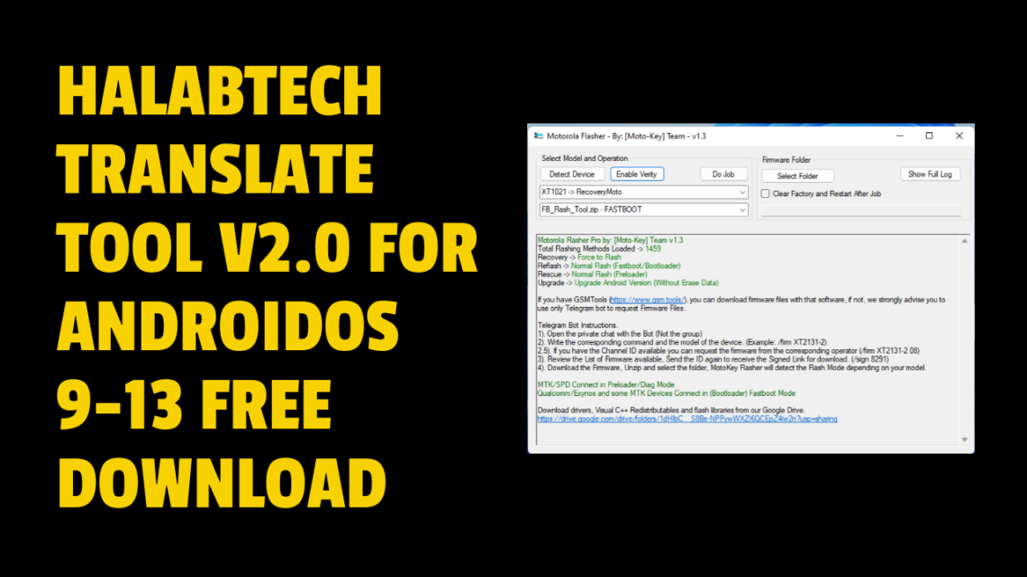 HALABTECH Translate Tool V2.0 For AndroidOS 9-13 Free Download
