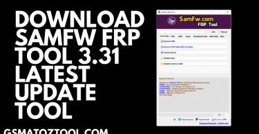 Download samfw frp tool 3. 31 latest update tool