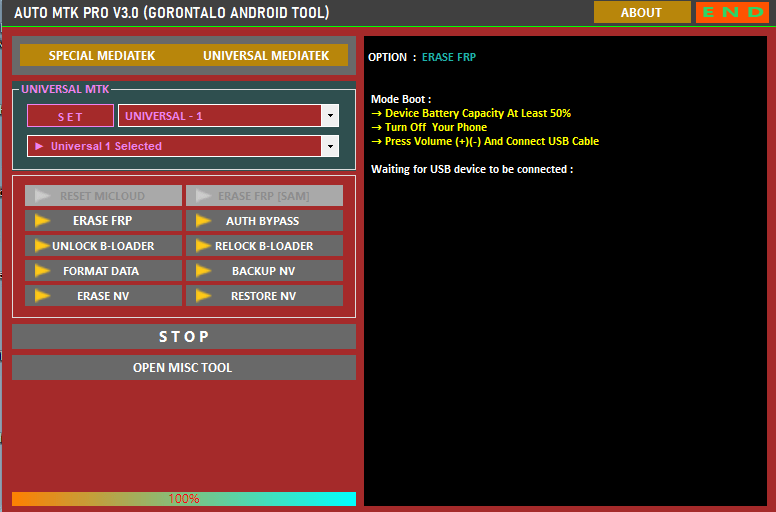 Auto MTK Pro Tool V3.0 Gorontalo Android Tool