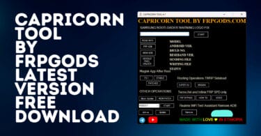 Capricorn tool 4. 1 by frpgods latest update free tool download