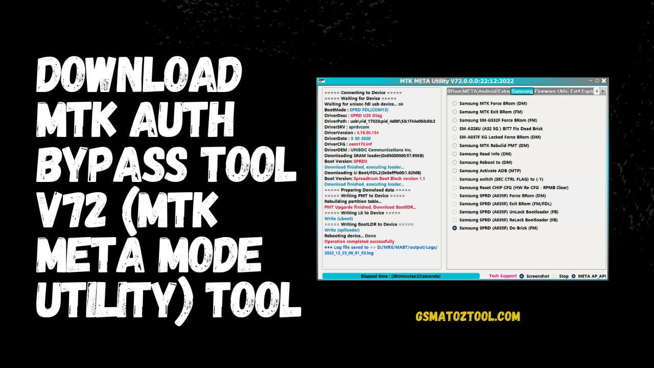 Download mtk auth bypass tool v72 (mtk meta mode utility) tool