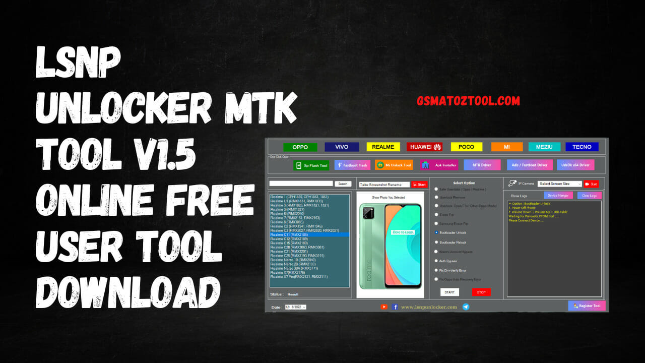 Lsnp Unlocker MTK Tool V1.5 Free User Tool Download