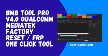 BMB Tool Pro v4.0 Qualcomm & MediaTek Factory Reset / Frp one Click Tool