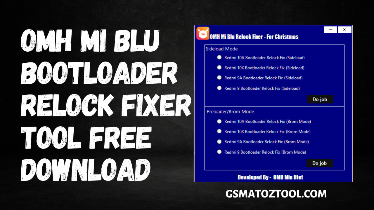 OMH Mi Blu Bootloader Relock Fixer Tool Free Download