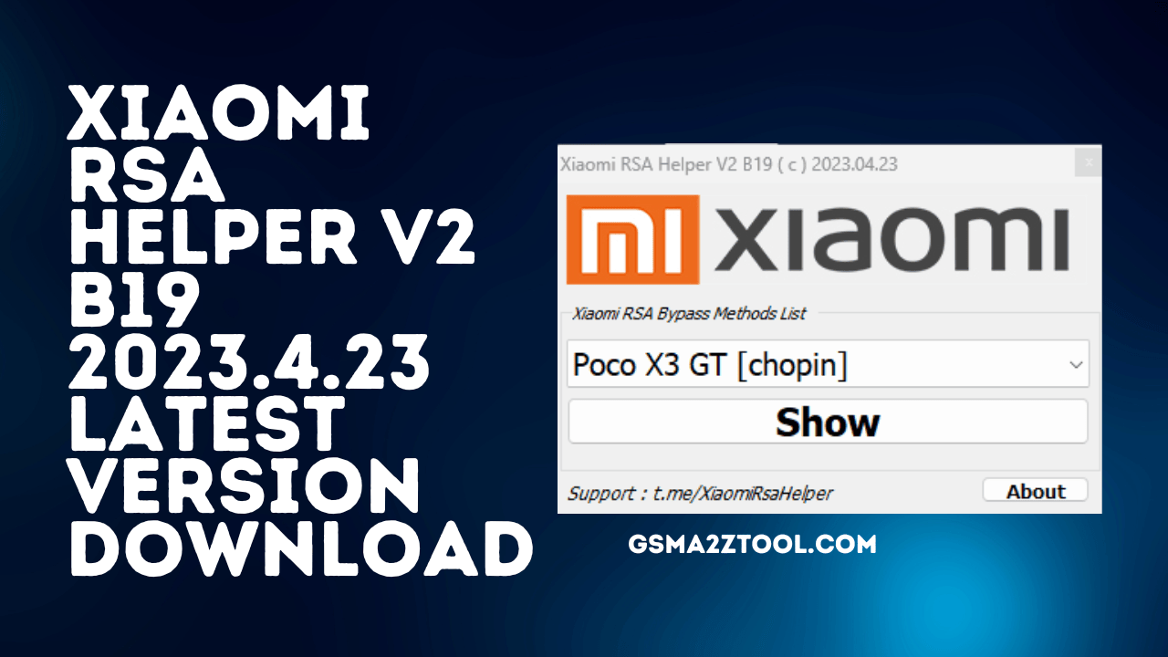 Xiaomi RSA Helper V2 B19 2023.4.23 HW Repair IMEI On Redmi And POCO Mobile Tool