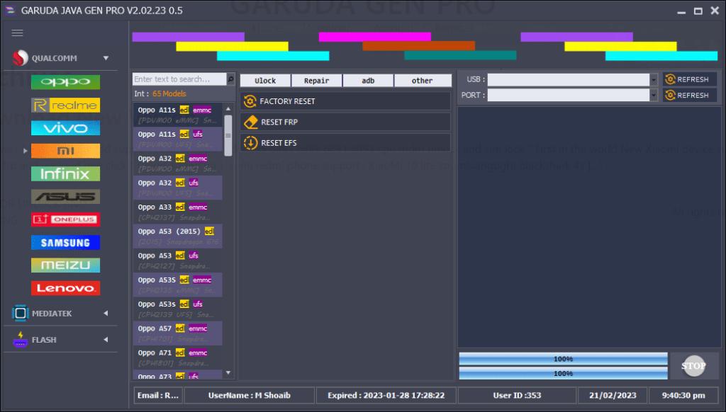 Download Garuda JAVA Gen Pro Tool V2.02.23 0.6 Latest Version Tool